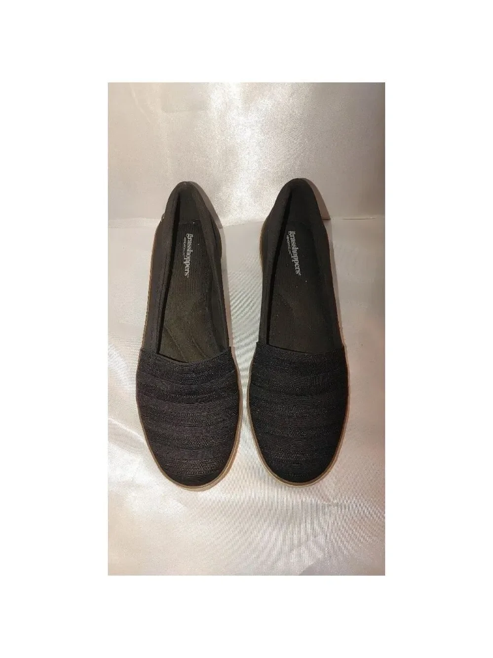 Grasshoppers Quinn Canvas Wedge Size 9.5